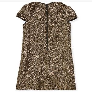 gold sequin dress for little girl